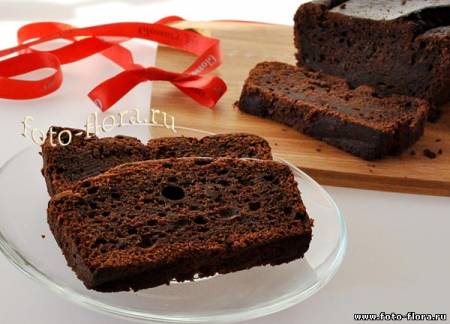 вкусный кекс шоколадно-банановый дома