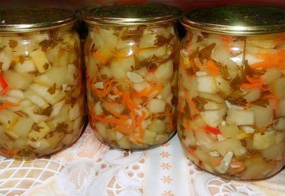 вкусный салат из кабачков простого приготовления в фото