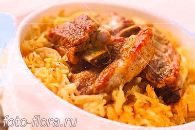 тушенные ребра с капустой в домашних условиях