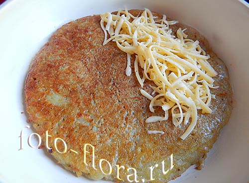 как приготовить картофельные драники с сыром - пошаговое фото