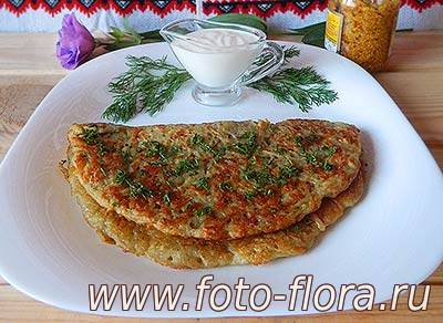 рецепты из овощей - драники фото