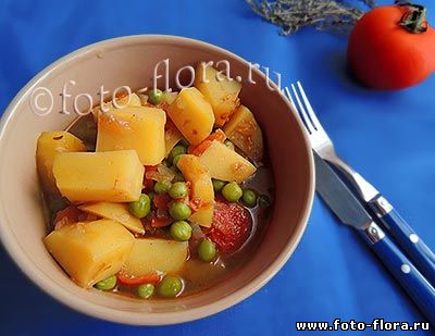 тушеная картошка фото рецепт