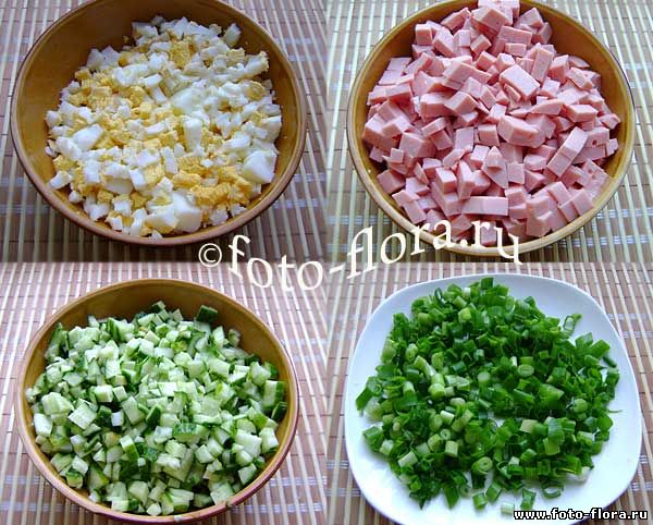 приготовление окрошки