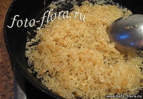 приготовление риса для ризотто